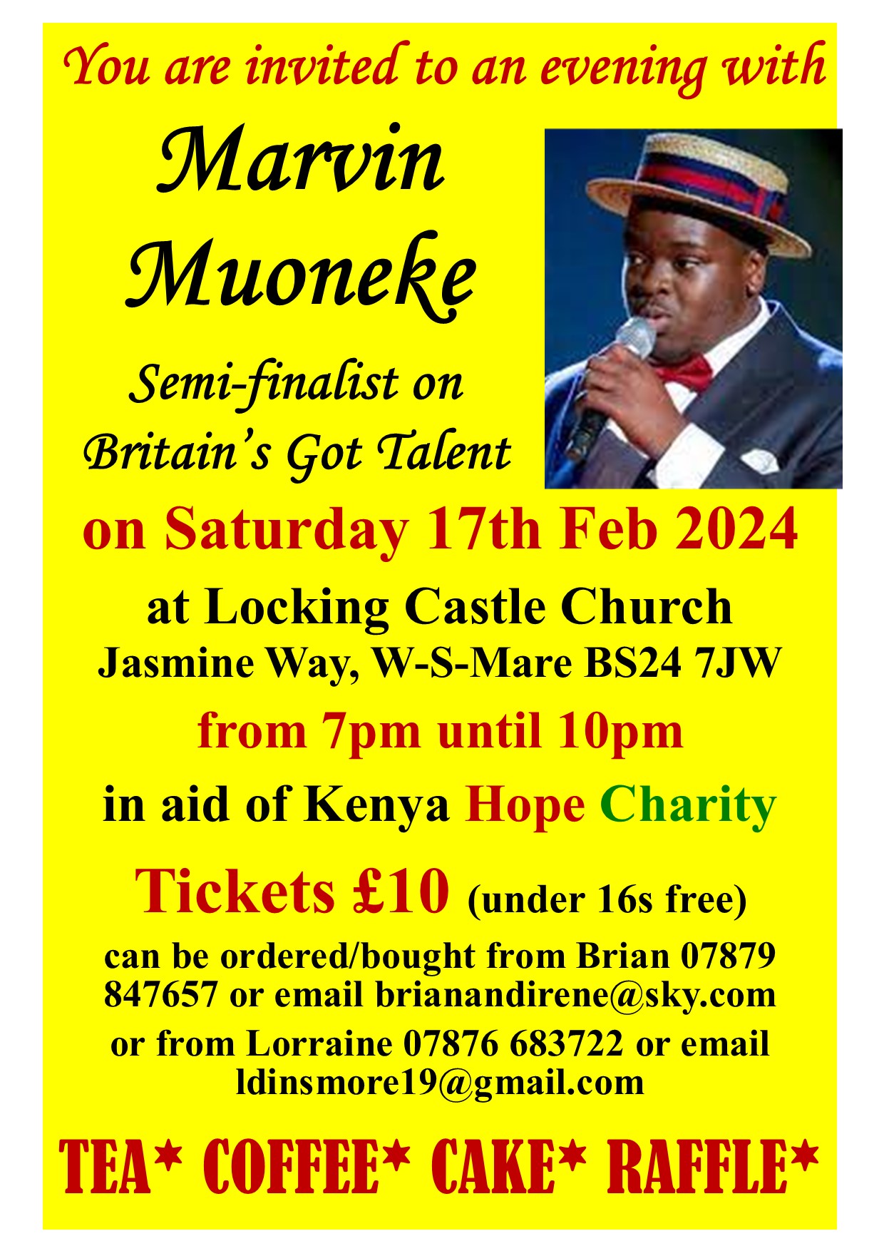 An Evening With Marvin Muoneke